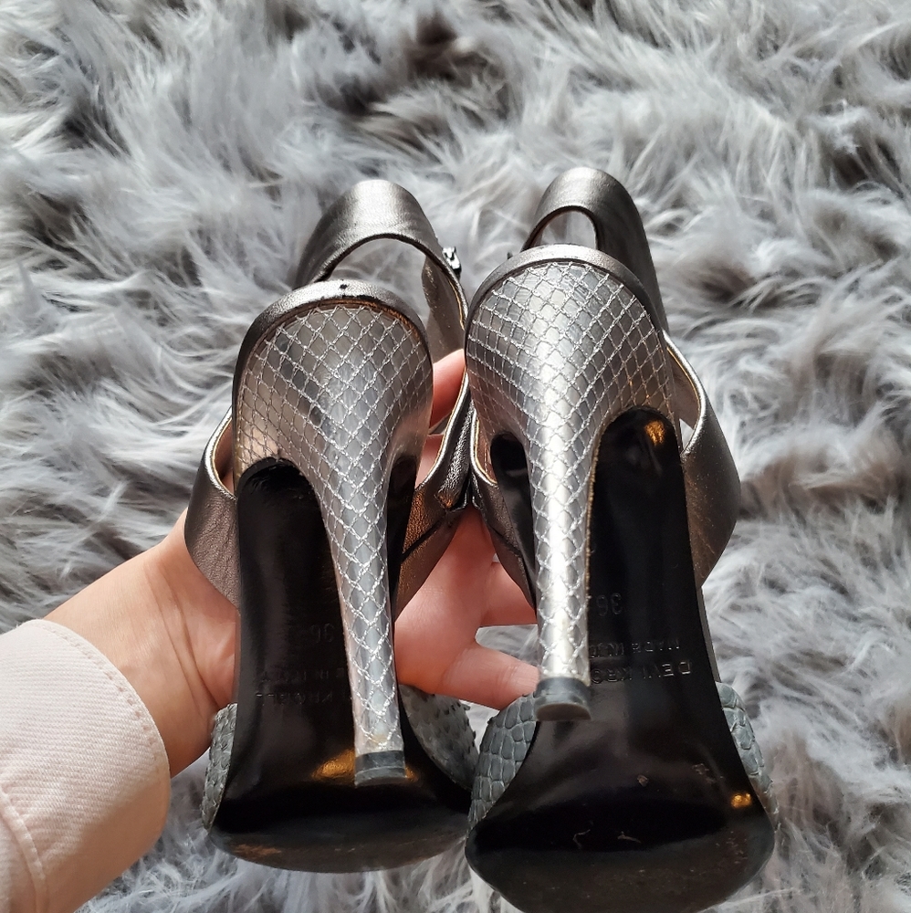 Devi Kroell Python Leather Heels - image 5